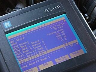 GM Tech 2. Great GM diagnostic tool, but the GM Tech 2 cannot collect the air bag SDM / EDR / black box crash data
